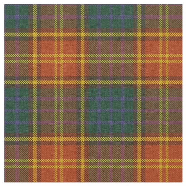 Tissu Tartan d'Irlandais de Roscommon du comté (Fermer)