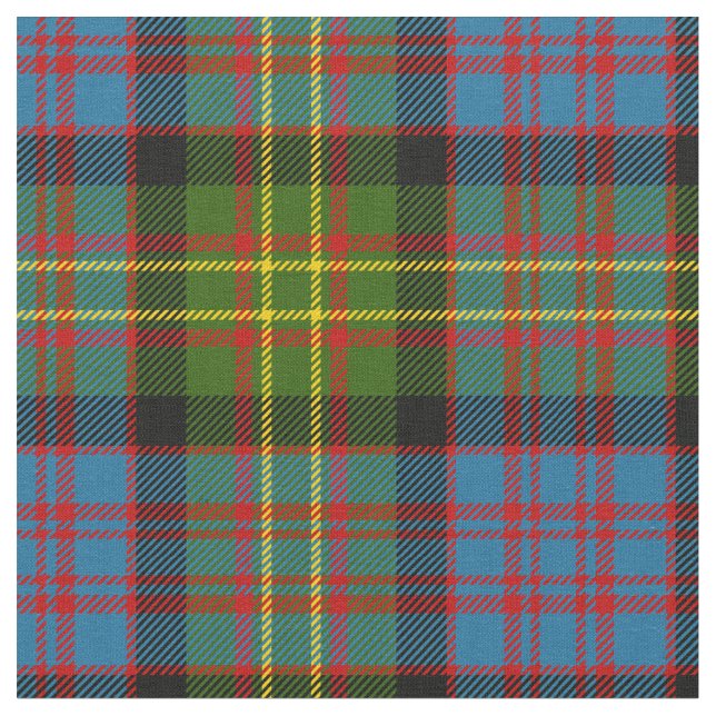 Tissu Tartan écossais de clan de Bowie (Fermer)