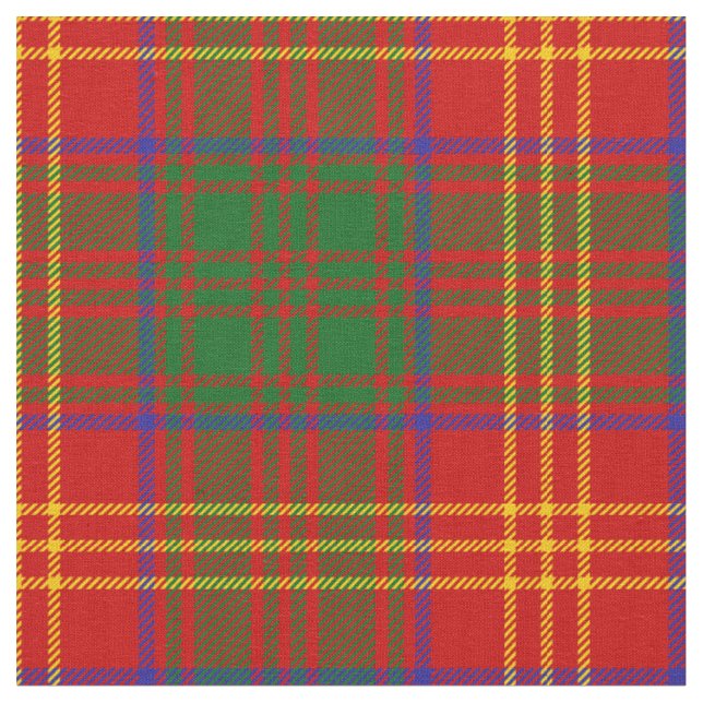 Tissu Tartan écossais de clan de brûlures (Fermer)