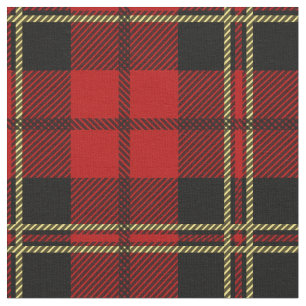 Tissu Tartan écossais rouge de clan de Brodie