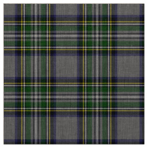 Tissu Tartan gris et jaune plaid