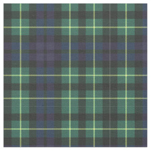 Tissu - Tartan jaune, vert et bleu