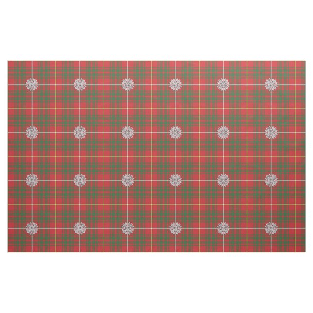 Tissu Tartan moderne Bruce avec motif (Yard)