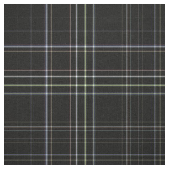 Tissu Tartan noir (Échantillon)