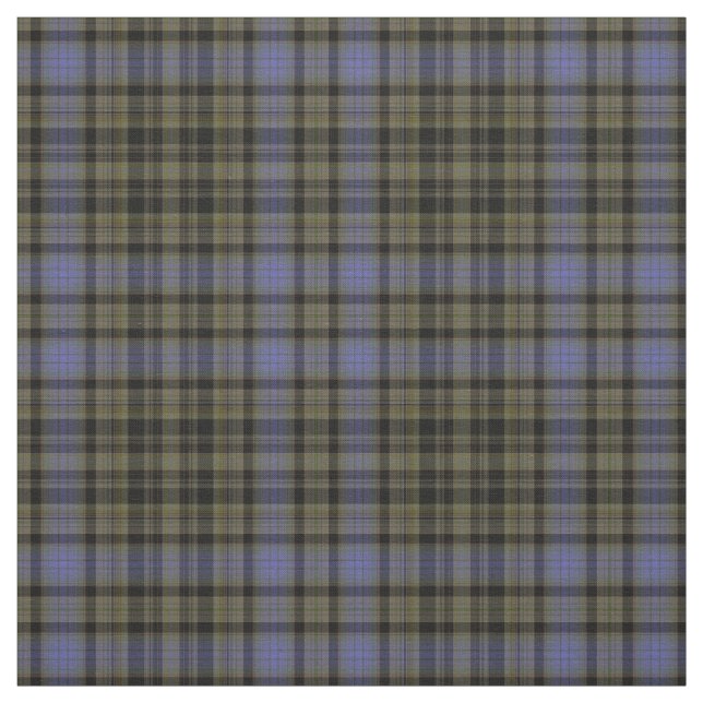 Tissu Tartan noir violet vert (Échantillon)