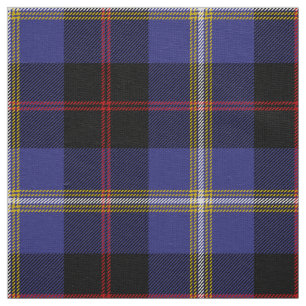 Tissu Tartan Plaid de Clan Hill en Écosse