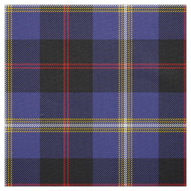 Tissu Tartan Plaid de Clan Hill en Écosse (Échantillon)