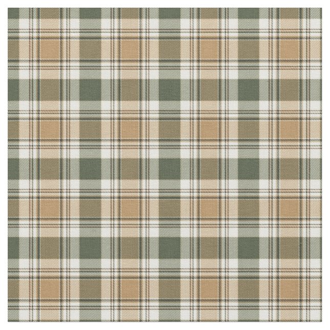 Tissu Tartan Plaid - Tons Terre (Fermer)