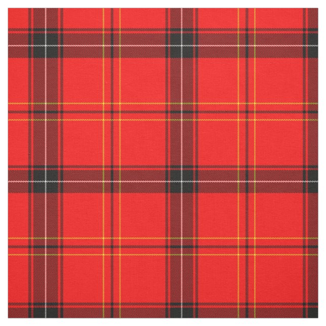 Tissu Tartan rouge écossais (Échantillon)