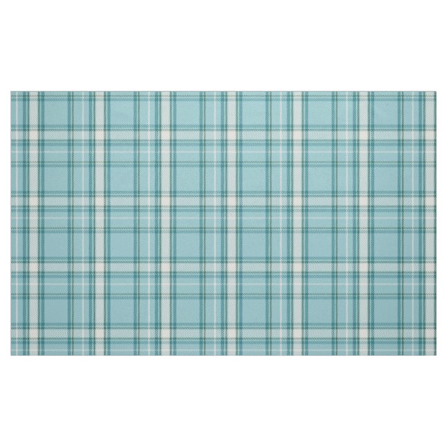 Tissu Tartan turquoise et vert (Fat Quarter)