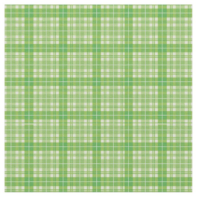 Tissu Tartan vert citron En vichy plaid (Fermer)
