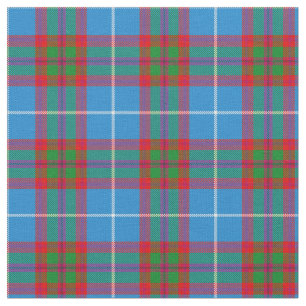 Tissu Tartan, ville d'Édimbourg, plaid Blue Red Purple