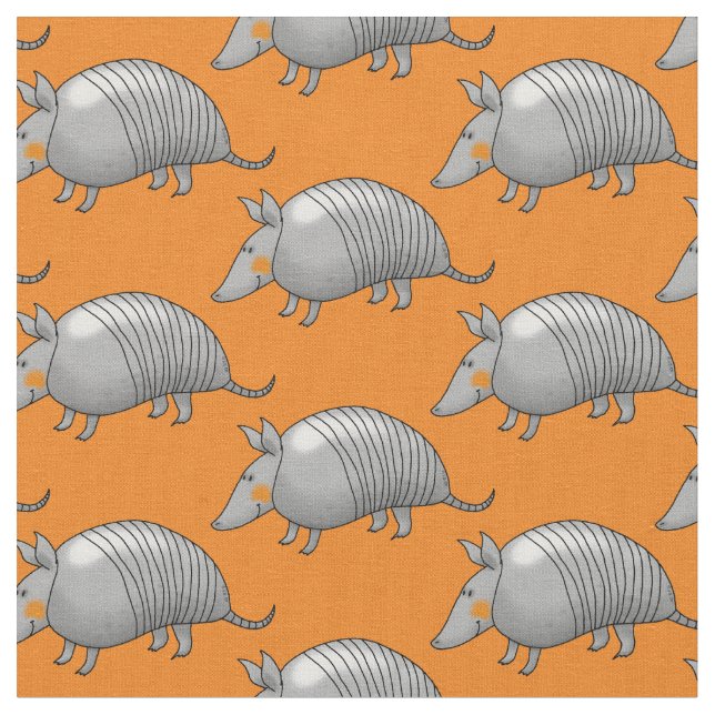 Tissu tatou de bande dessinée (Fermer)
