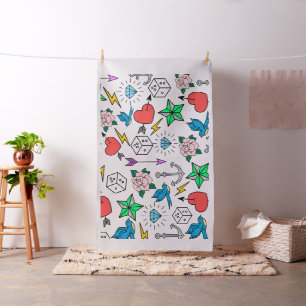 Tissu Tatouage de la vieille école