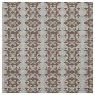 Tissu Taupe Brown gris foncé Khaki Beige Ethnic Look