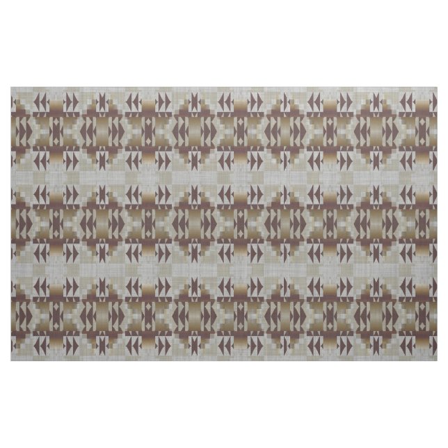 Tissu Taupe Brown gris foncé Khaki Beige Ethnic Look (Fat Quarter)