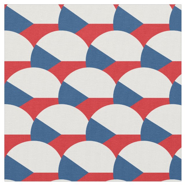 Tissu Tchèque Drapeau et République Tchèque Tissu/mode b (Fermer)