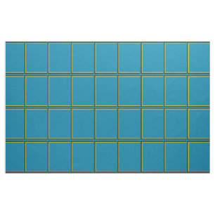 Tissu Teal et contrôle de vitre d'or
