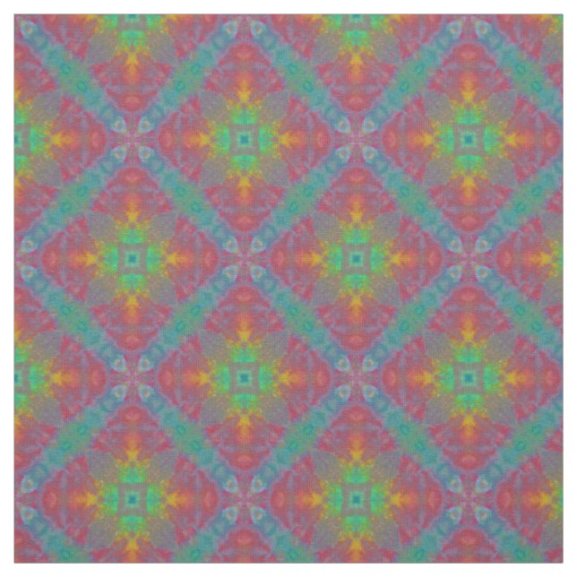 Tissu Teinture de diamant arc-en-ciel (Échantillon)