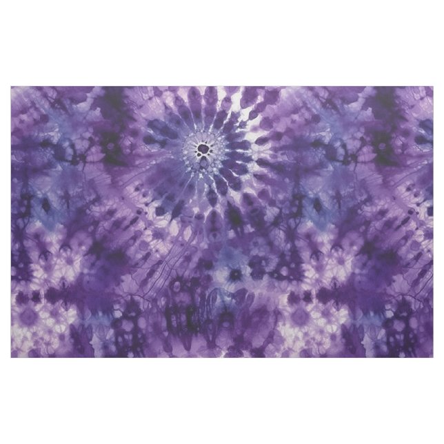 Tissu Teinture Tie Dye Violet (Yard)