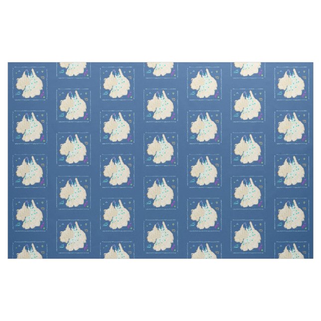 Tissu Terrier Écossais dansant (Fat Quarter)