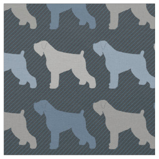 Tissu Terrier russe noir