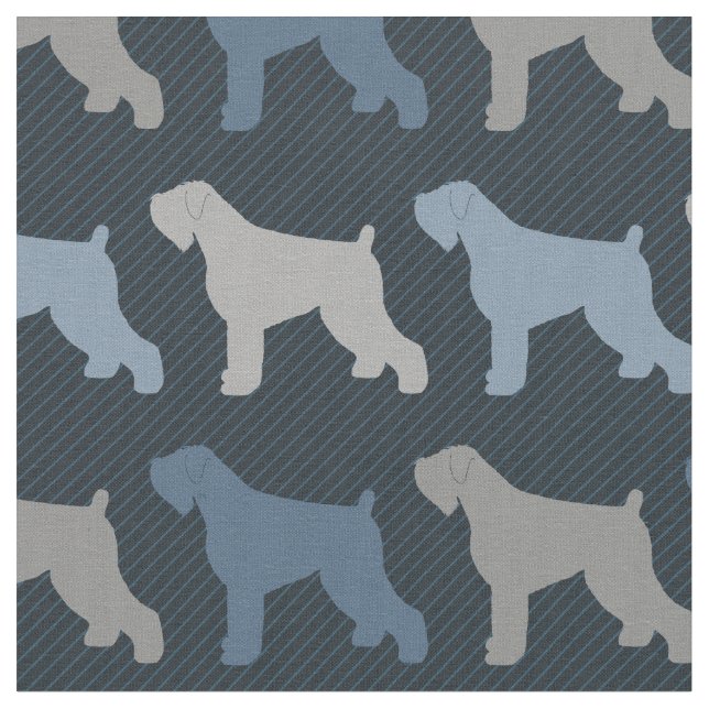 Tissu Terrier russe noir (Fermer)