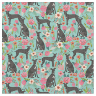 Tissu tessons gris italiens vintages à la menthe