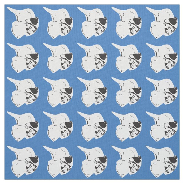 Tissu Tête de Dogue Allemand (Échantillon)