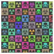 Têtes de mort toxiques Art goth punk 