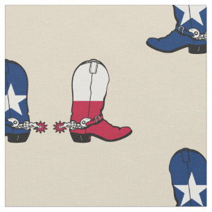 Tissu Texas Drapeau Boots Cowboy 2 N'importe quel Arrièr