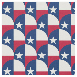 Tissu TEXAS Flag & America State Fabric/USA