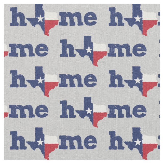 Tissu Texas Home - État de la star solitaire (Fermer)