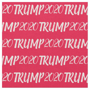 Tissu Texte croisé Donald Trump 2020 Motif