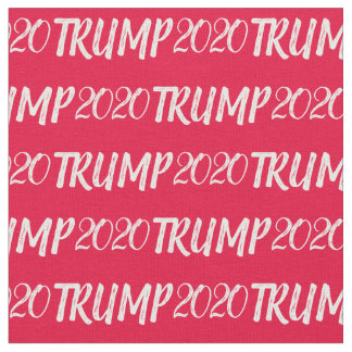 Tissu Texte croisé Donald Trump 2020 Motif