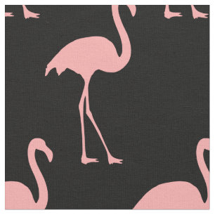 Tissu textile de motif flamand rose
