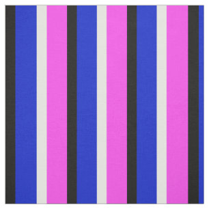 Tissu Textile Grilles Bleues Violettes