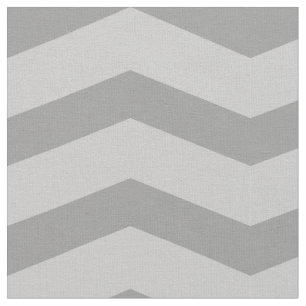 Tissu textile motif zig zag de chevron gris