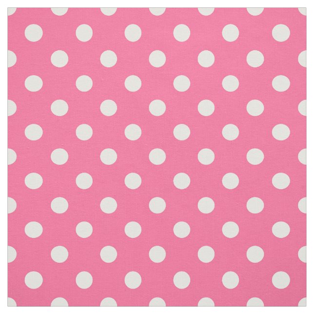 Tissu Textile Pois rose (Échantillon)