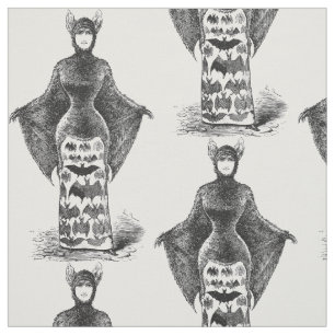 Tissu Textile vintage de femme de batte de victorian