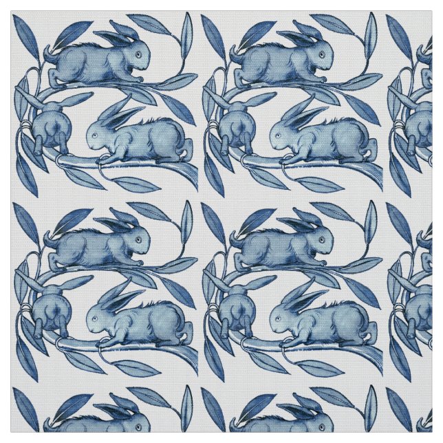 Tissu Textiles de William De Morgan Rabbits (Échantillon)