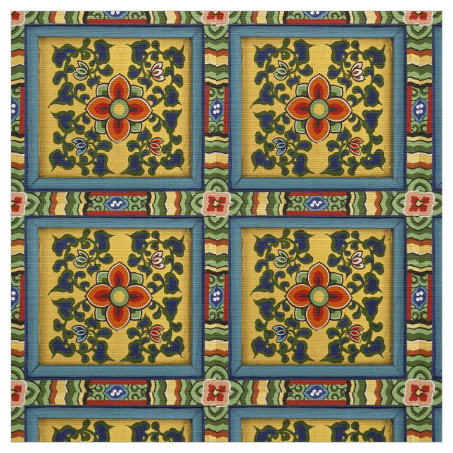 Tissu Textiles muraux traditionnels Motif (Échantillon)