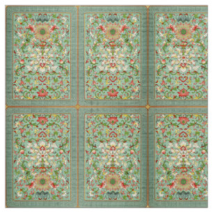 Tissu Textiles vintages floraux de la passion
