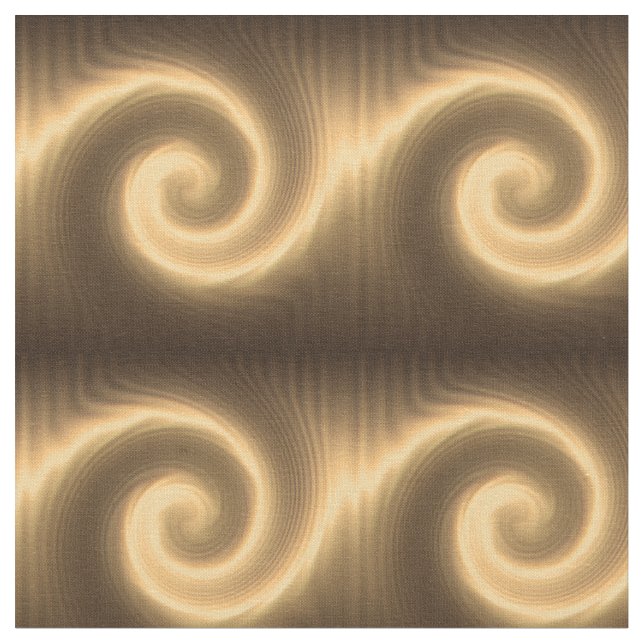 Tissu texture abstraite en spirale dorée (Fermer)