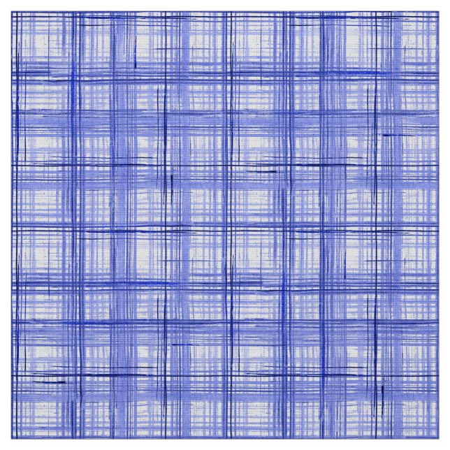 Tissu texture blanche bleue classique de plaid de tartan (Échantillon)