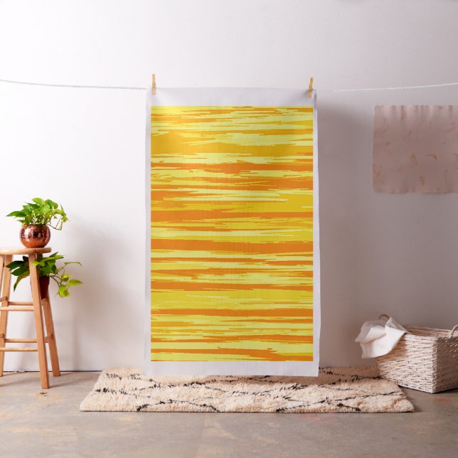 Tissu Texture de bois abstrait orange et jaune  (In Situ)