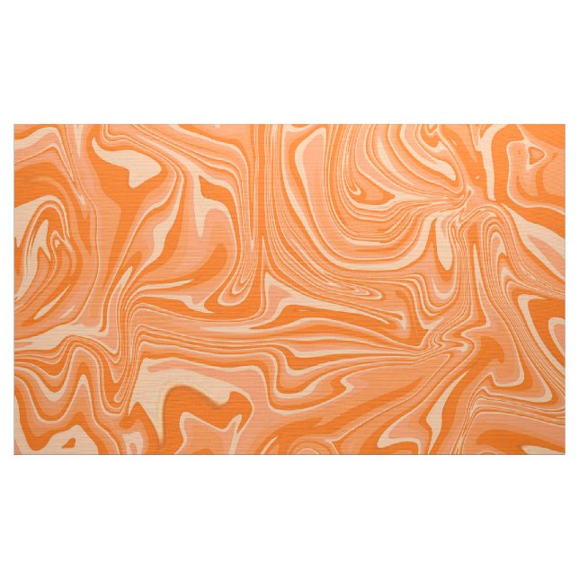 Tissu Texture marbrée numérique orange2 Fabric (Yard)