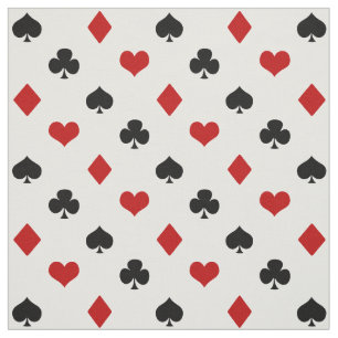 Tissu Thème de casino des costumes   de carte du thème