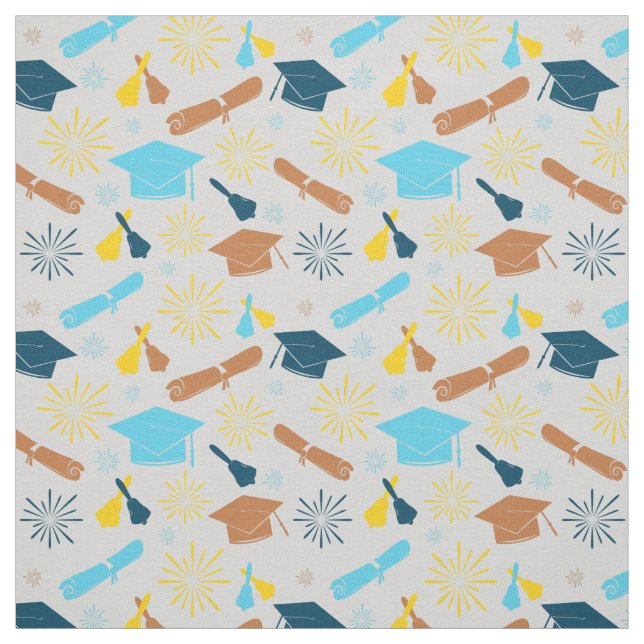 Tissu Thème d'études collégiales (Échantillon)