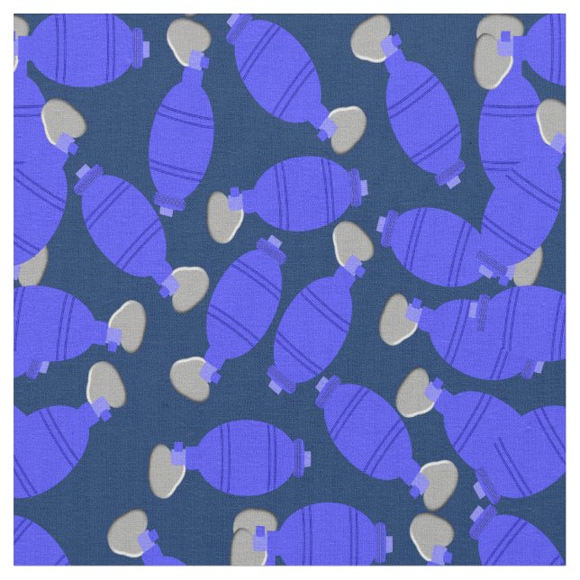 Tissu Thérapie respiratoire Sacs d'ambu Fabric Marine (Fermer)